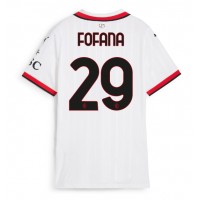 Fotballdrakt Dame AC Milan Youssouf Fofana #29 Bortedrakt 2024-25 Kortermet